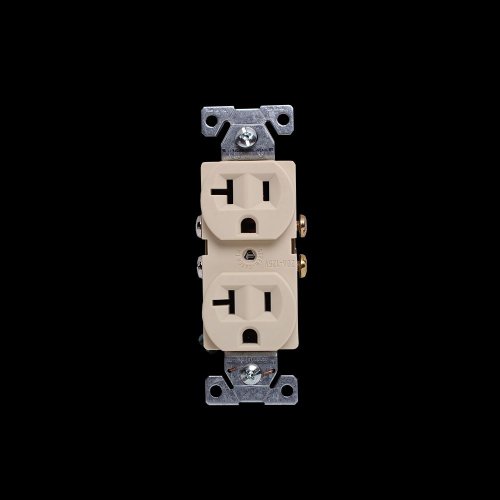 Receptacle,Duplex,Ivy,125V/20A