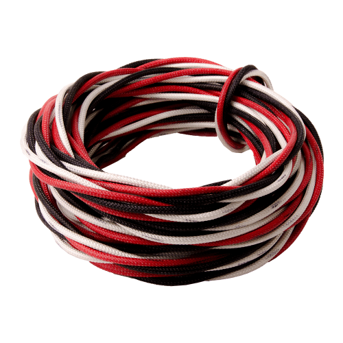 Wire,HT,14GA,Black,Red,and Wht